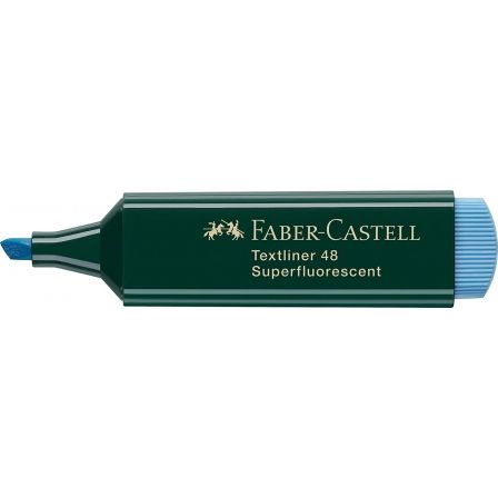 Faber Castell Textliner 48 Marcador Fluorescente Azul (Set de 10)